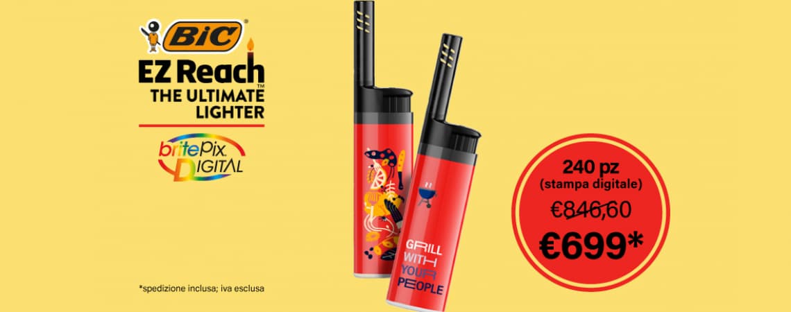 Accendino Bic personalizzato per trasmettere il tuo messaggio, ci avevi mai pensato?