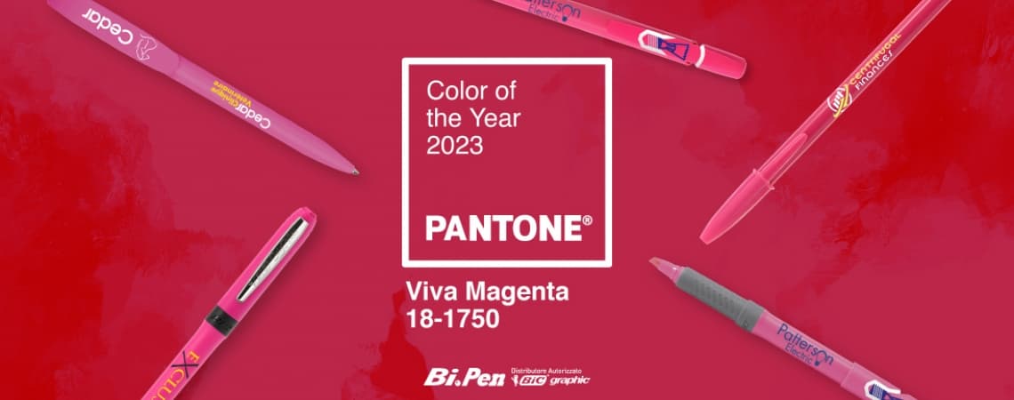 VIVA MAGENTA, IL COLORE DELL’ANNO PER PERSONALIZZARE LE TUE PENNE BIC