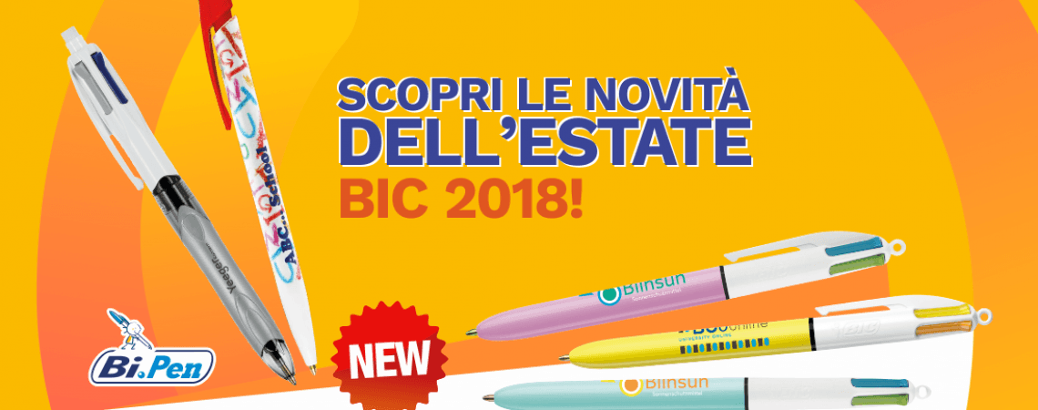 BRILLA DI NOVITÀ L’ESTATE BIC! VIENI A SCOPRIRE COLORI E MODELLI!