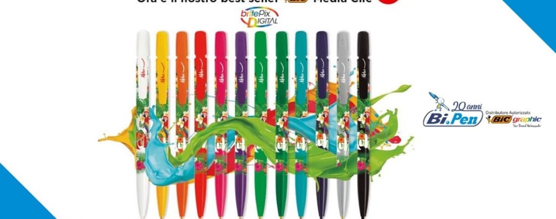 CON BIC MEDIA CLIC BRITEPIX DIGITAL LA TUA PROMOZIONE È FULL COLOR