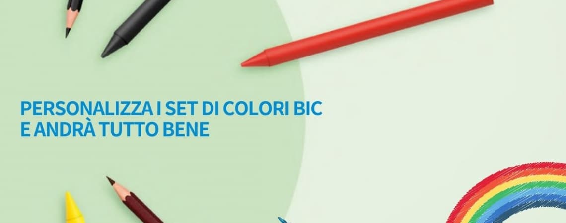 PERSONALIZZA I SET DI COLORI BIC SU BI.PEN