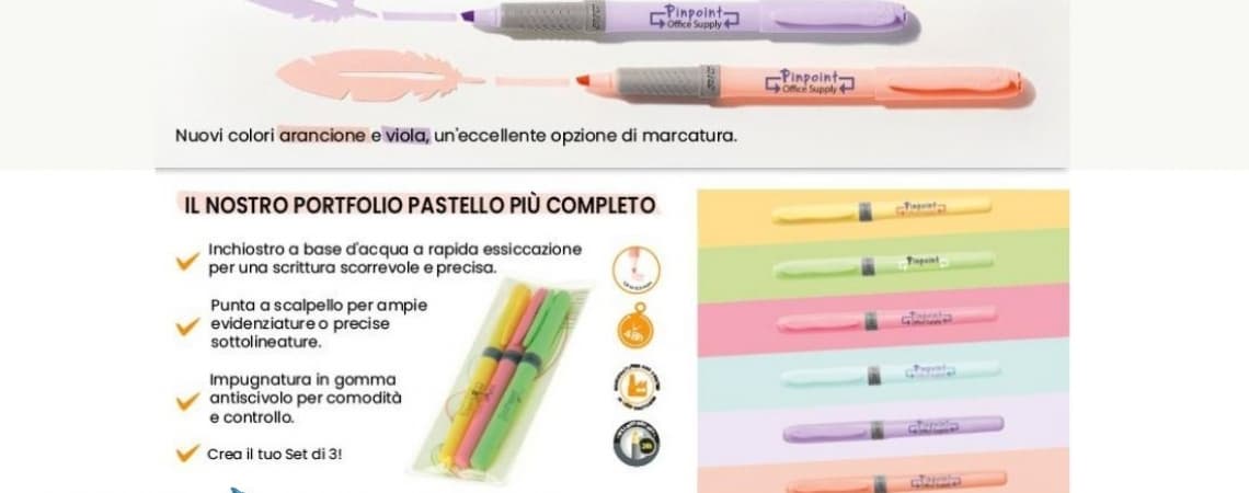 BRITE LINER GRIP IN NUOVI COLORI PASTELLO SU BI.PEN