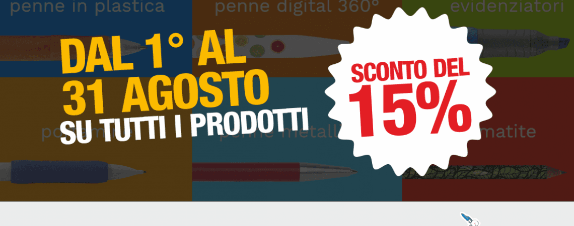 CONTINUA LA CONVENIENTE ESTATE BIPEN, AD AGOSTO 15% DI SCONTO!