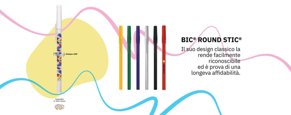 BIC ROUND STIC: LO STRUMENTO PROMOZIONALE PERFETTO PER IL TUO BRAND