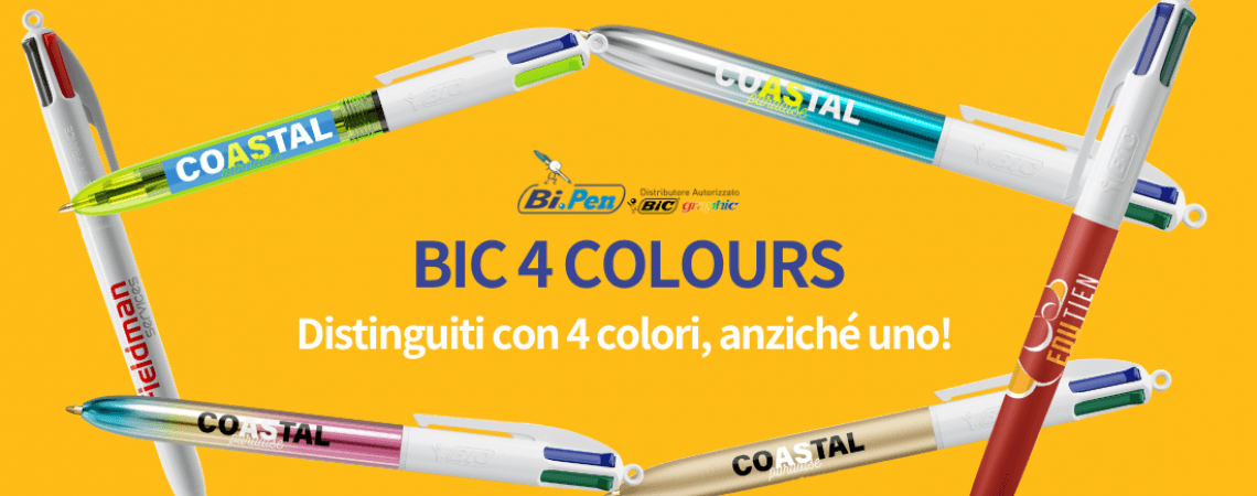 Un gadget aziendale che nessuno si aspetterebbe di ricevere: BIC 4 Colours