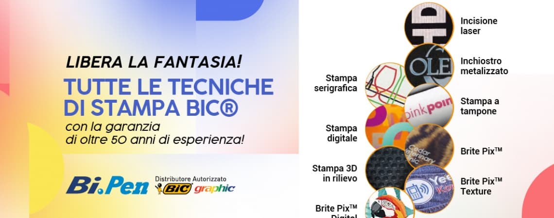 STAMPA LE TUE PENNE PERSONALIZZATE BIC CON BIPEN