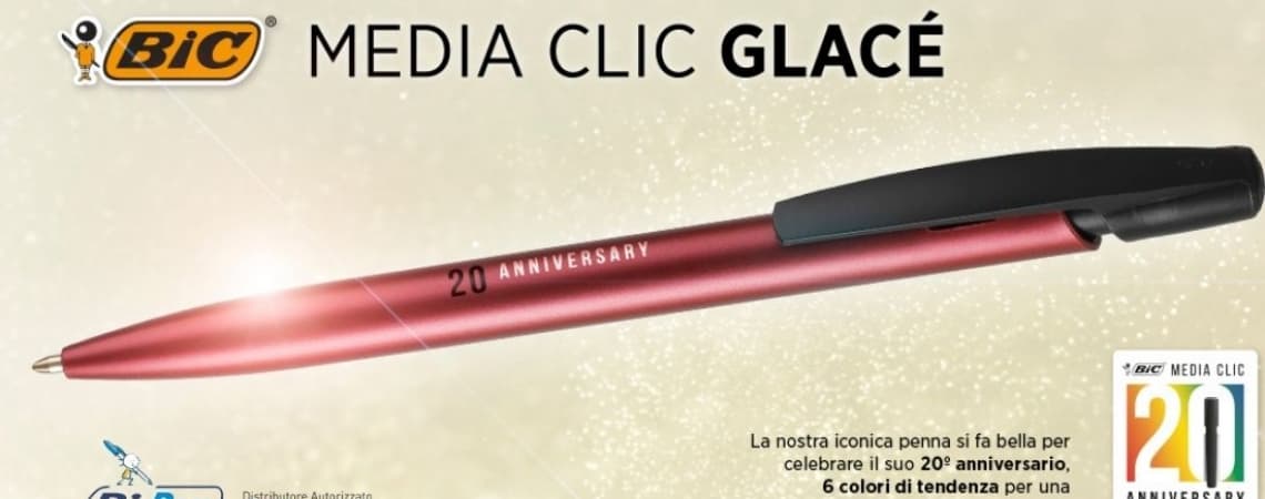 BIC MEDIA CLIC GLACE: UNA PENNA ICONICA IN VERSIONE ELEGANTE
