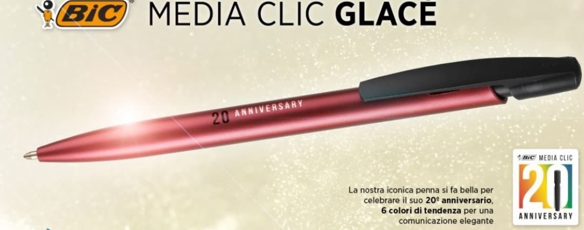 PERSONALIZZARE CON ELEGANZA LA PENNA BIC MEDIA CLIC GLACE