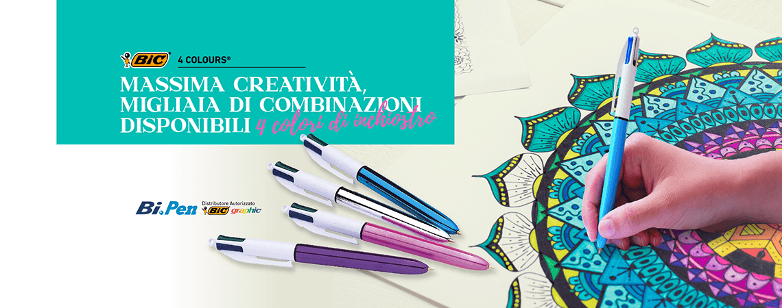PERSONALIZZA BIC 4 COLOURS: DAI SFOGO ALLA TUA CREATIVITÀ