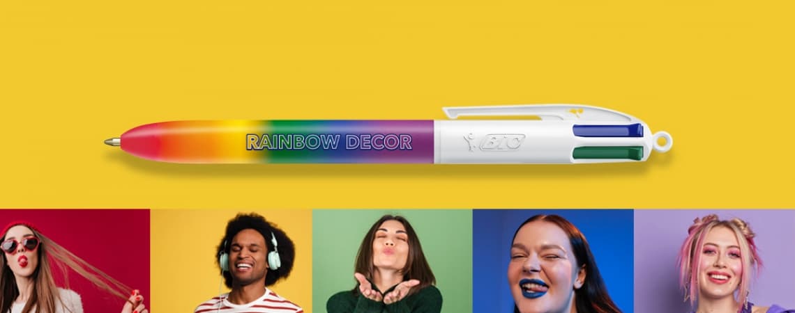 SCOPRI LA NUOVA BIC 4 COLOURS RAINBOW!