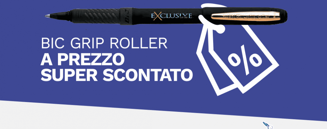 BIC GRIP ROLLER A PREZZO SUPER SCONTATO DA FEBBRAIO