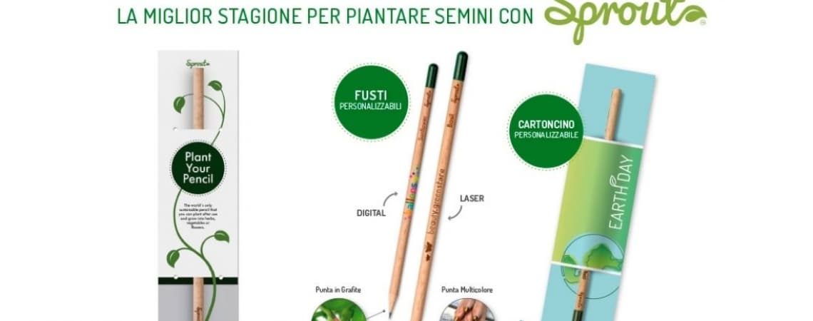 MATITE SPROUT PERSONALIZZATE, PIANTA IL FUTURO CON BI.PEN
