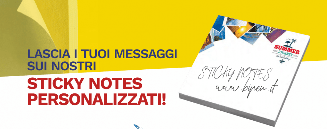 I TUOI APPUNTI SEMPRE CON TE CON GLI STICKY NOTES BIC!