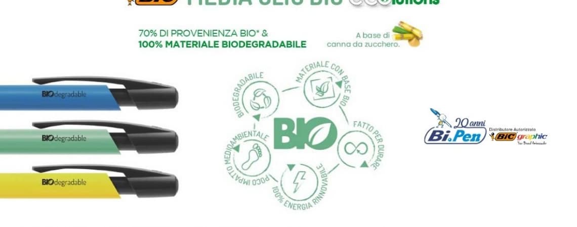 PERSONALIZZA LA PENNA BIC MEDIA CLIC BIO ECOLUTIONS SU BI.PEN