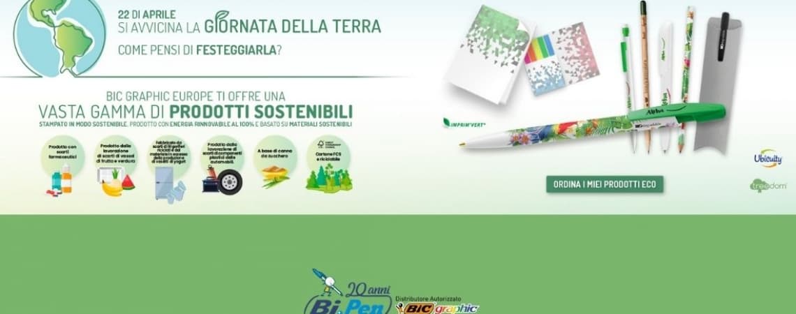 SCRIVI UN FUTURO SOSTENIBILE CON PENNE, MATITE E STICKY NOTES ECO BIPEN