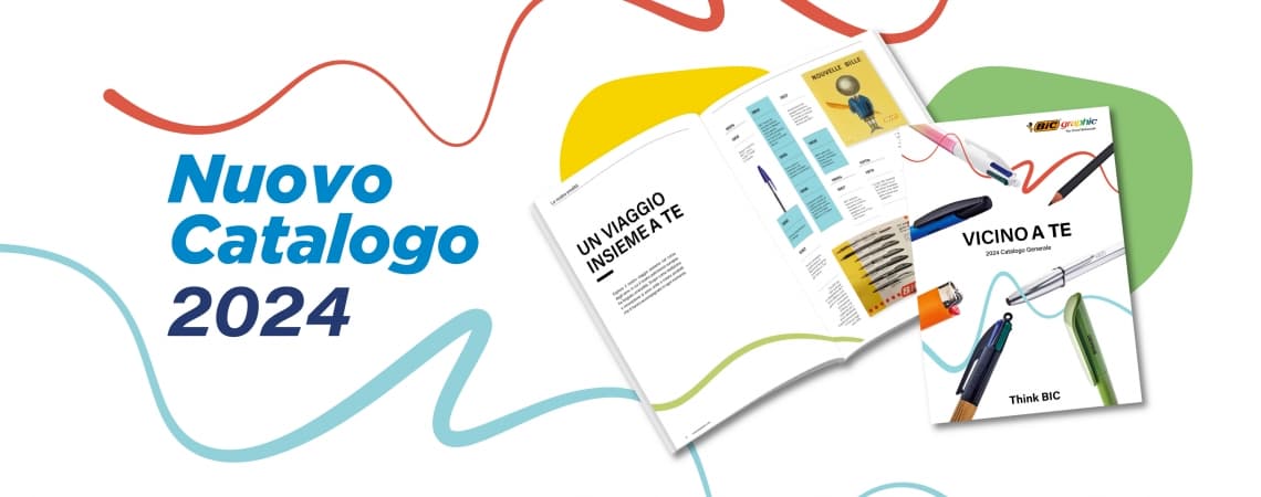 INNOVATIVO, PIÙ SOSTENIBILE E PIÙ VICINO A TE: SCOPRI IL NUOVO CATALOGO BIC 2024