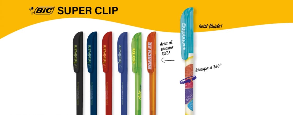 BIC SUPER CLIP: L'INCONTRO PERFETTO TRA ELEGANZA E FUNZIONALITÀ