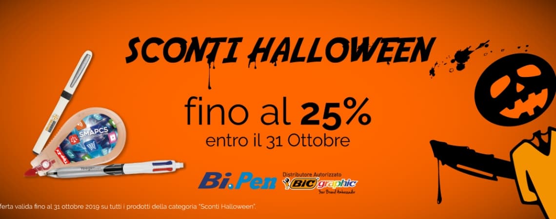 SCONTI DI HALLOWEEN SU BI.PEN