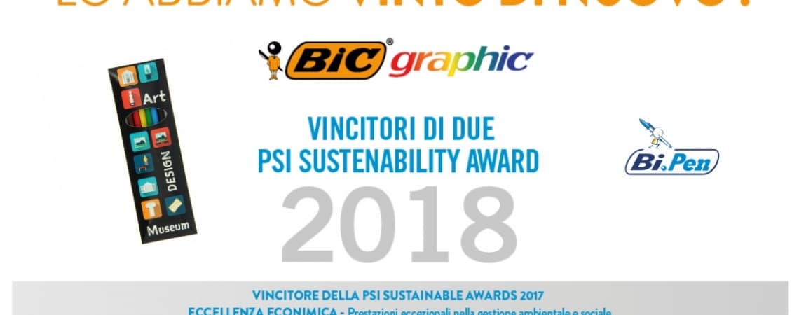 SET COLORI BIC EVOLUTION ECOLUTIONS PRODOTTO SOSTENIBILE DELL’ANNO