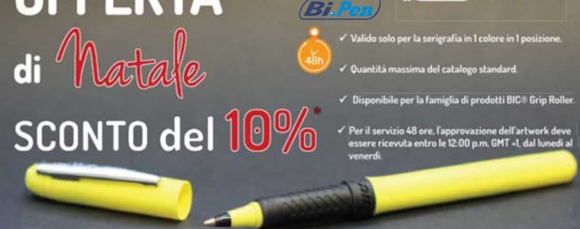 OFFERTA DI NATALE, GRIP ROLLER AL 10% DI SCONTO