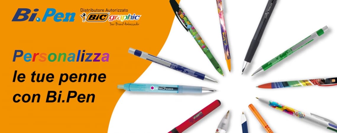 PERSONALIZZA LE TUE PENNE SU BI.PEN