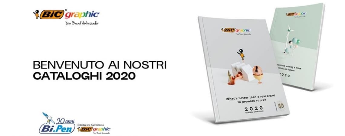 È ARRIVATO IL NUOVO CATALOGO BIC 2020