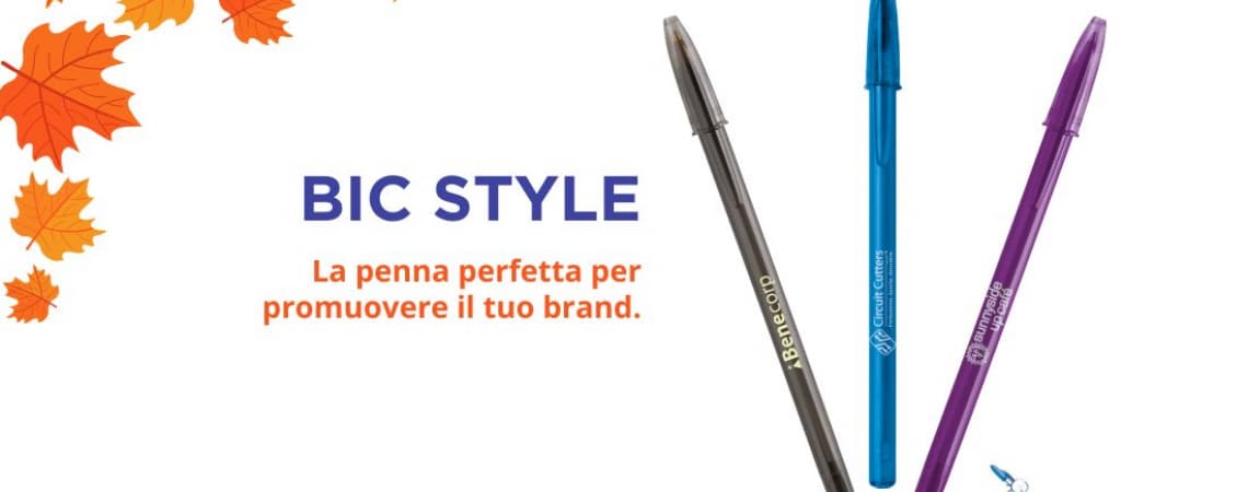 PERSONALIZZA LA TUA PENNA BIC STYLE