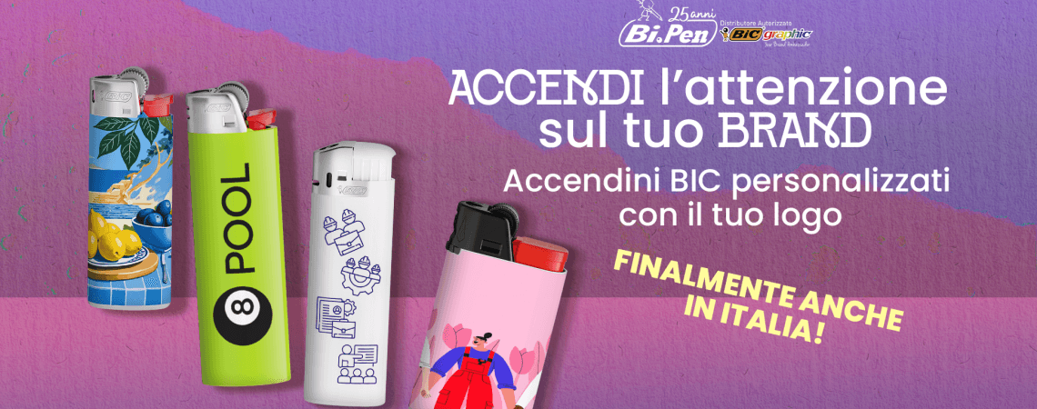 Accendini BIC personalizzati per la tua azienda: ora è possibile!