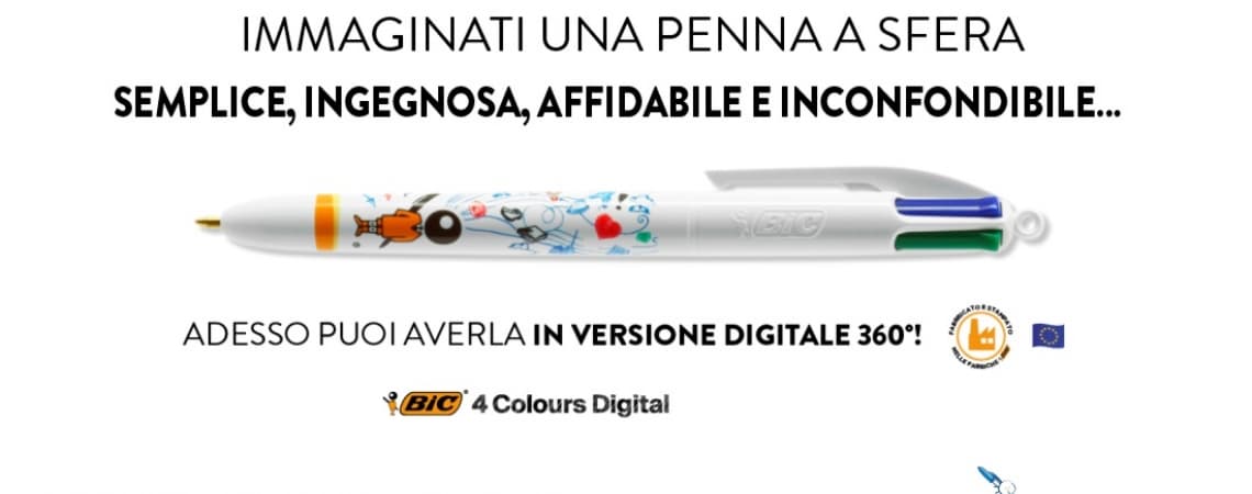 BIC 4 COLOURS DIGITAL, ANCORA PIÙ INCONFONDIBILE