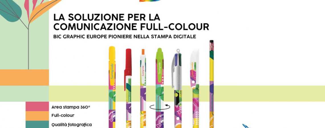 PENNE BIC PERSONALIZZATE CON STAMPA DIGITALE, ED È SUBITO PRIMAVERA