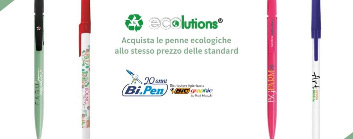 PENNE PERSONALIZZATE ECO ALLO STESSO PREZZO DELLE STANDARD SU BI.PEN