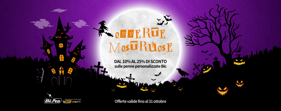 Offerte mostruose: dal 10% al 25% di sconto sulle penne personalizzate BIC