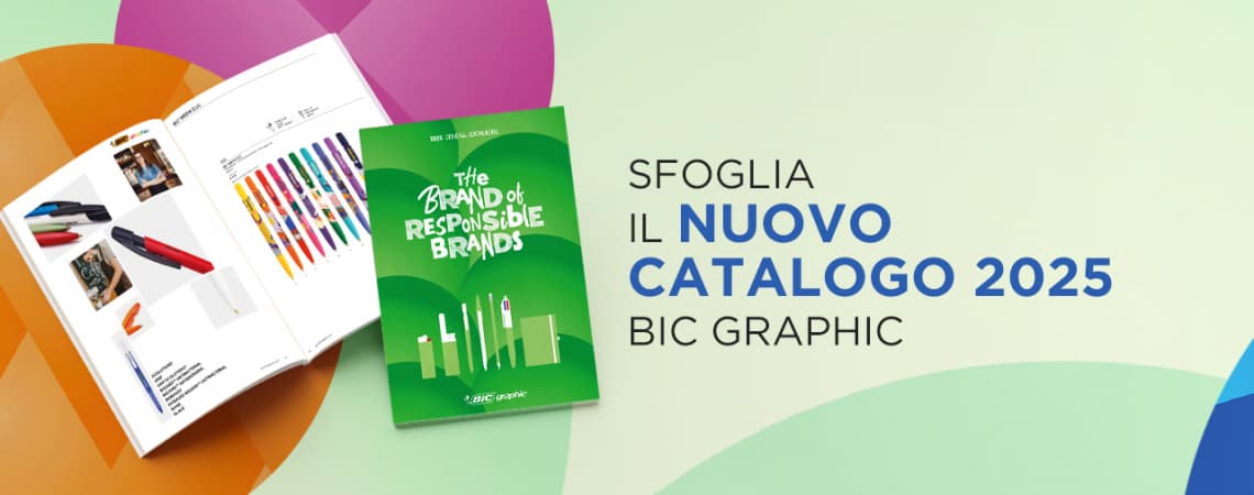 Sempre più sostenibili e innovative: sfoglia le novità del Catalogo Bic Graphic 2025!