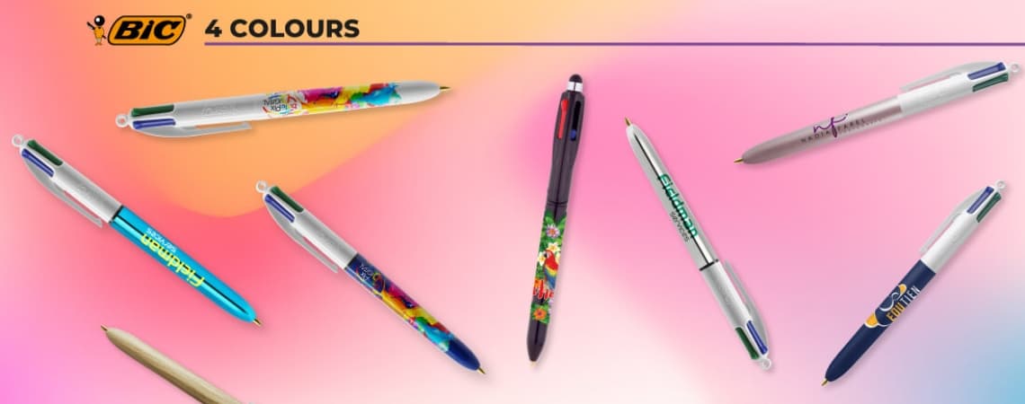 PERCHÉ PERSONALIZZARE L’ICONICA PENNA BIC 4 COLOURS