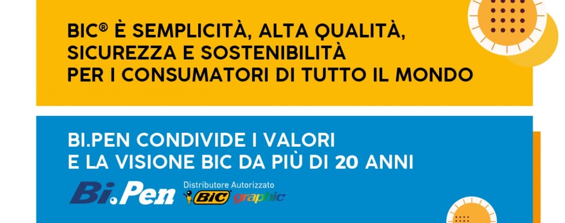 PERCHÉ SCEGLIERE BIC, PERCHÉ SCEGLIERE BIPEN